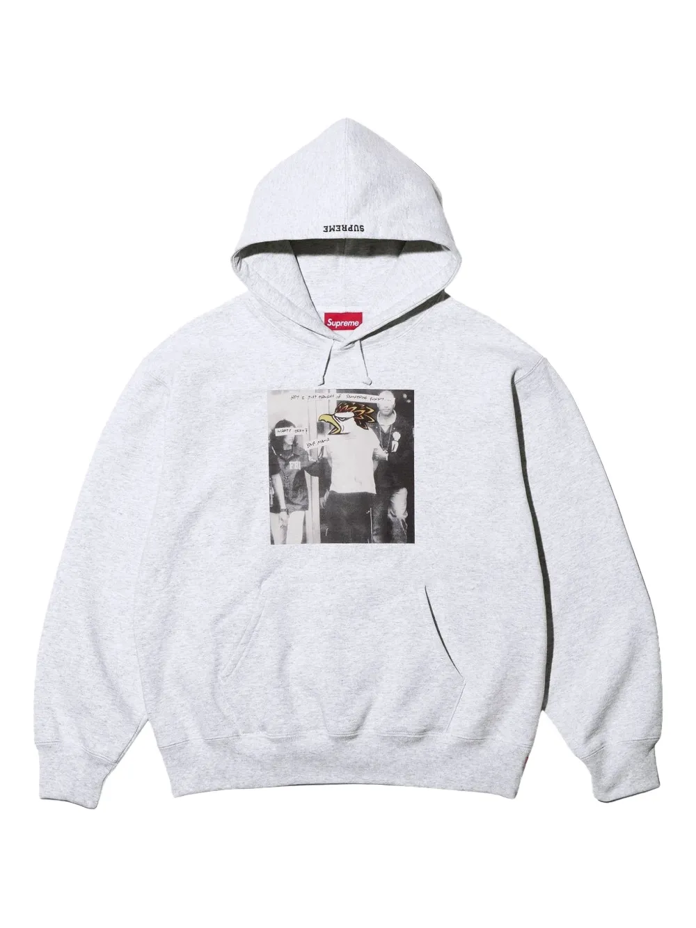Supreme ANTIHERO® graphic-print hoodie - Grigio