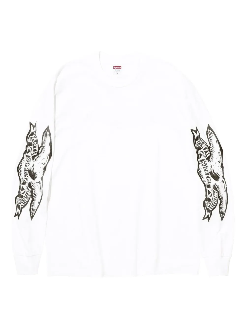 Supreme x ANTIHERO® T-shirt a maniche lunghe - Bianco