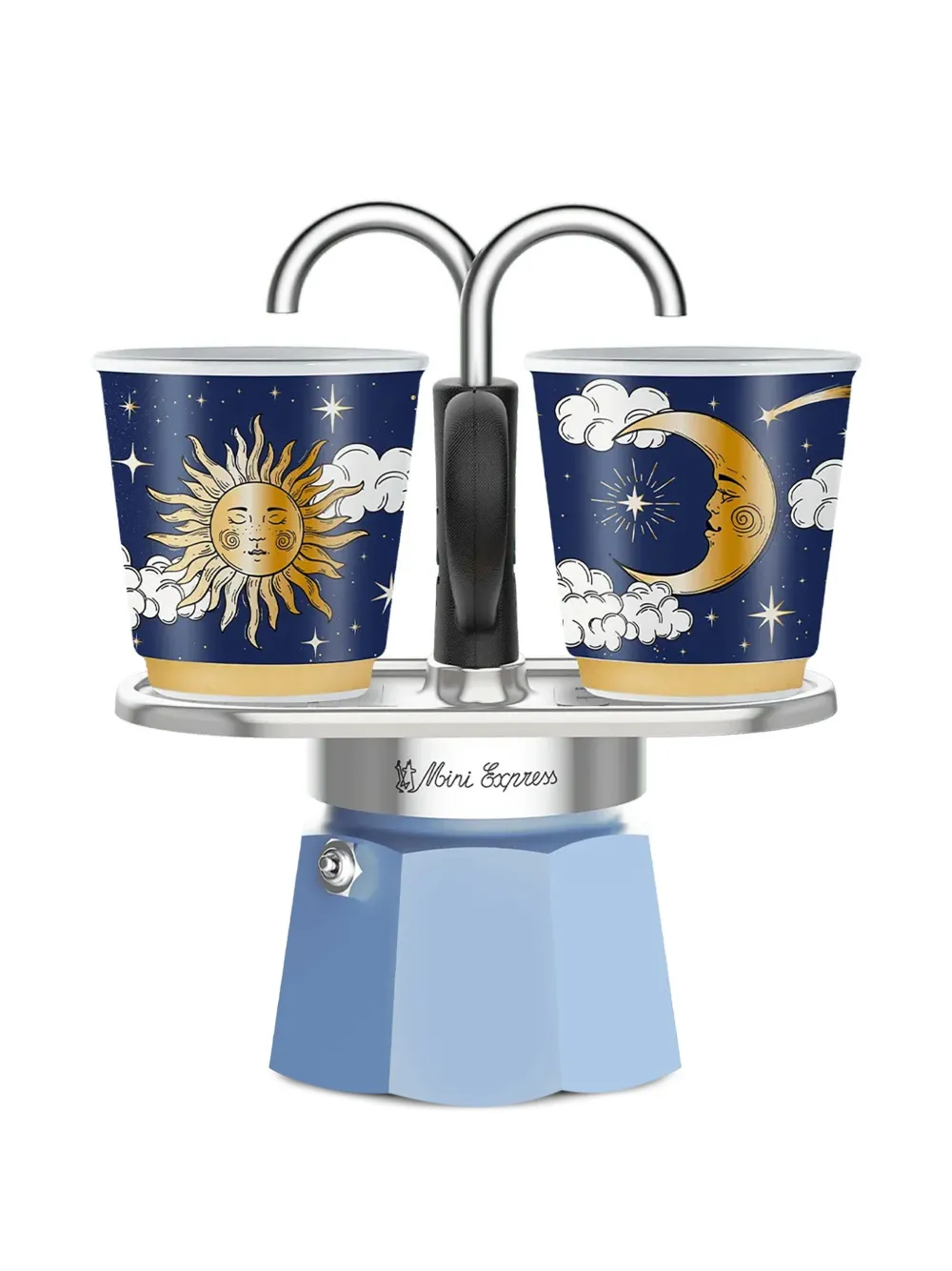 Bialetti sun moon mini expresso maker set | Blue | Image 1