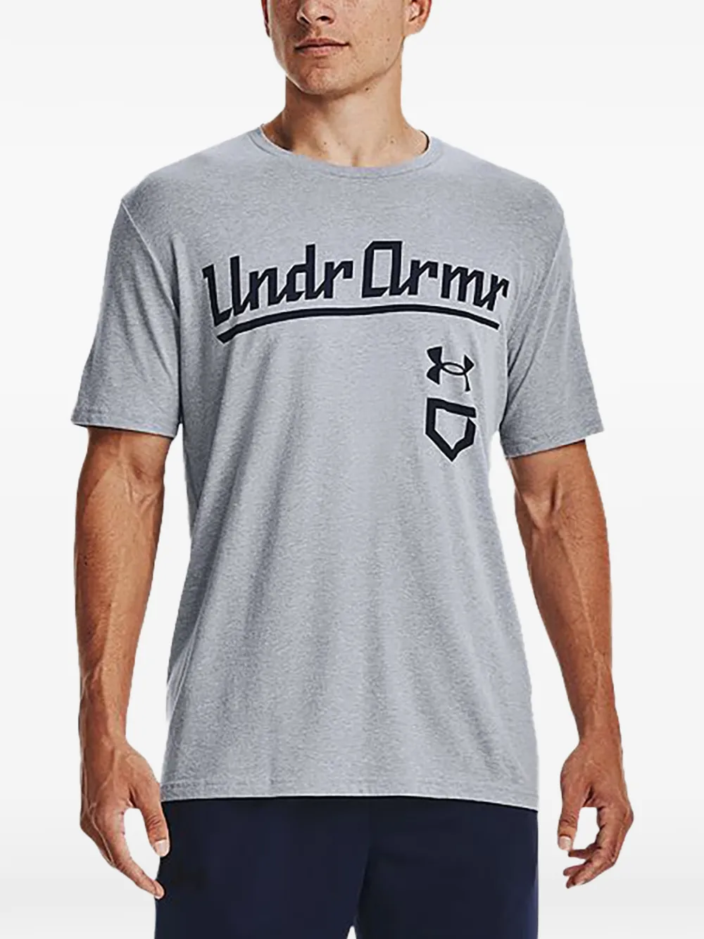 Under Armour baseball script T-shirt | gris | Image 1