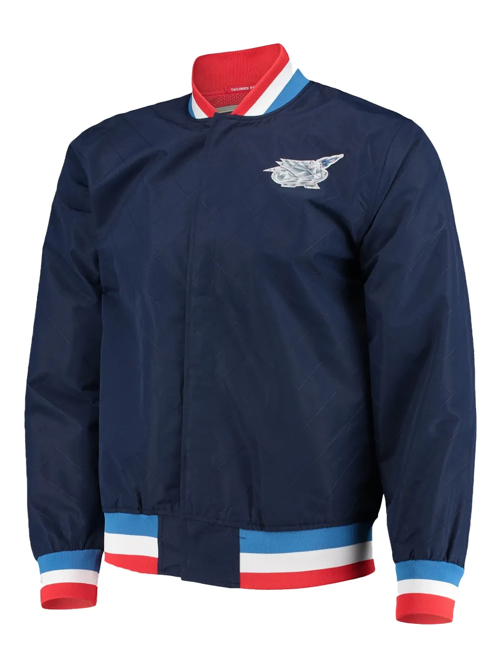 Mitchell & Ness x Houston Rockets logo-detail jacket - Blu