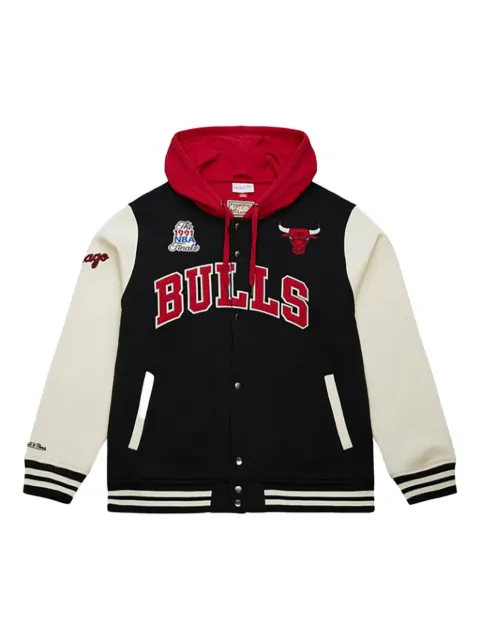 Mitchell & Ness x Chicago Bulls Courtside fleece bomber jacket