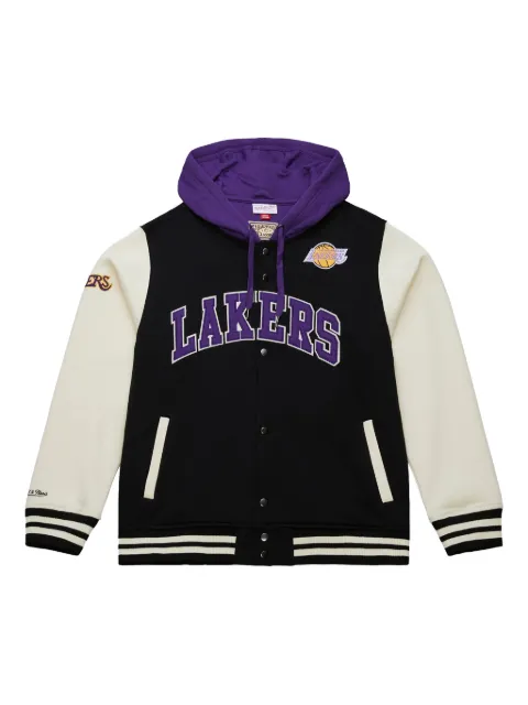 Mitchell & Ness x  Los Angeles Lakers Courtside fleece bomber jacket