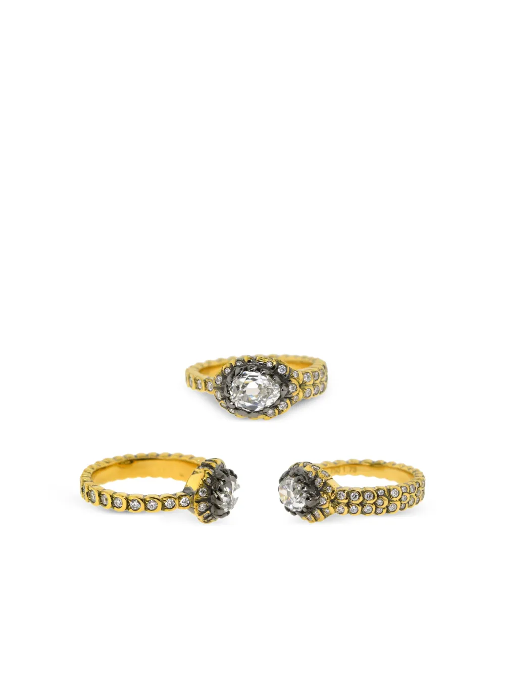 Jewels Aficionado Anello da cocktail in oro 18 carati con diamanti