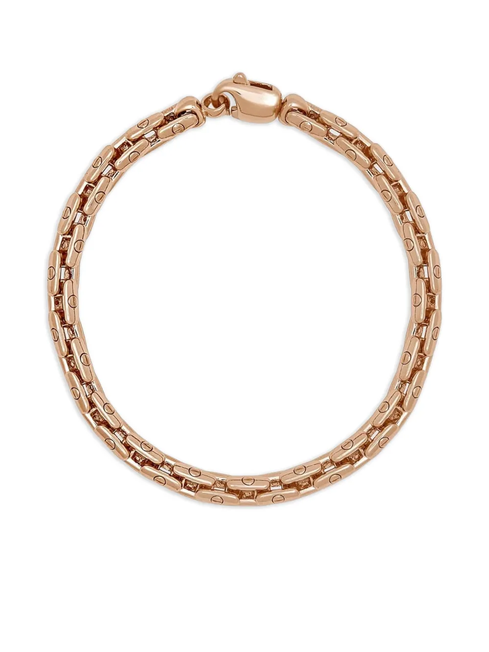 Jewels Aficionado 18K Rose Gold anchor bracelet - Pink