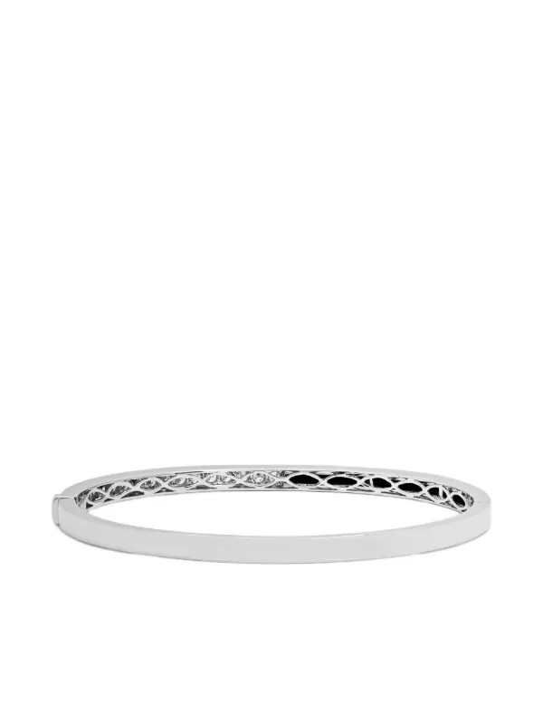 Jewels Aficionado オニキス ダイヤモンド ブレスレット 18Kホワイト