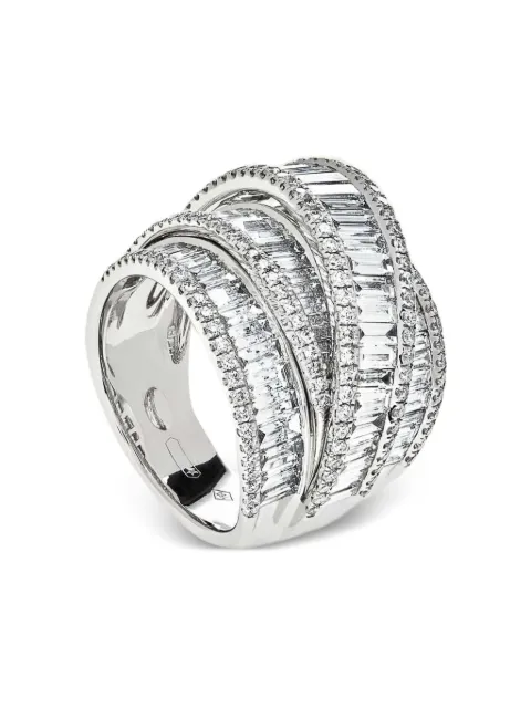 Jewels Aficionado anillo en oro blanco de 18kt con diamante