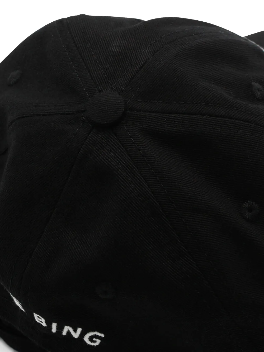 Anine Bing Jeremy Baseball Logo Detail Hat In Black