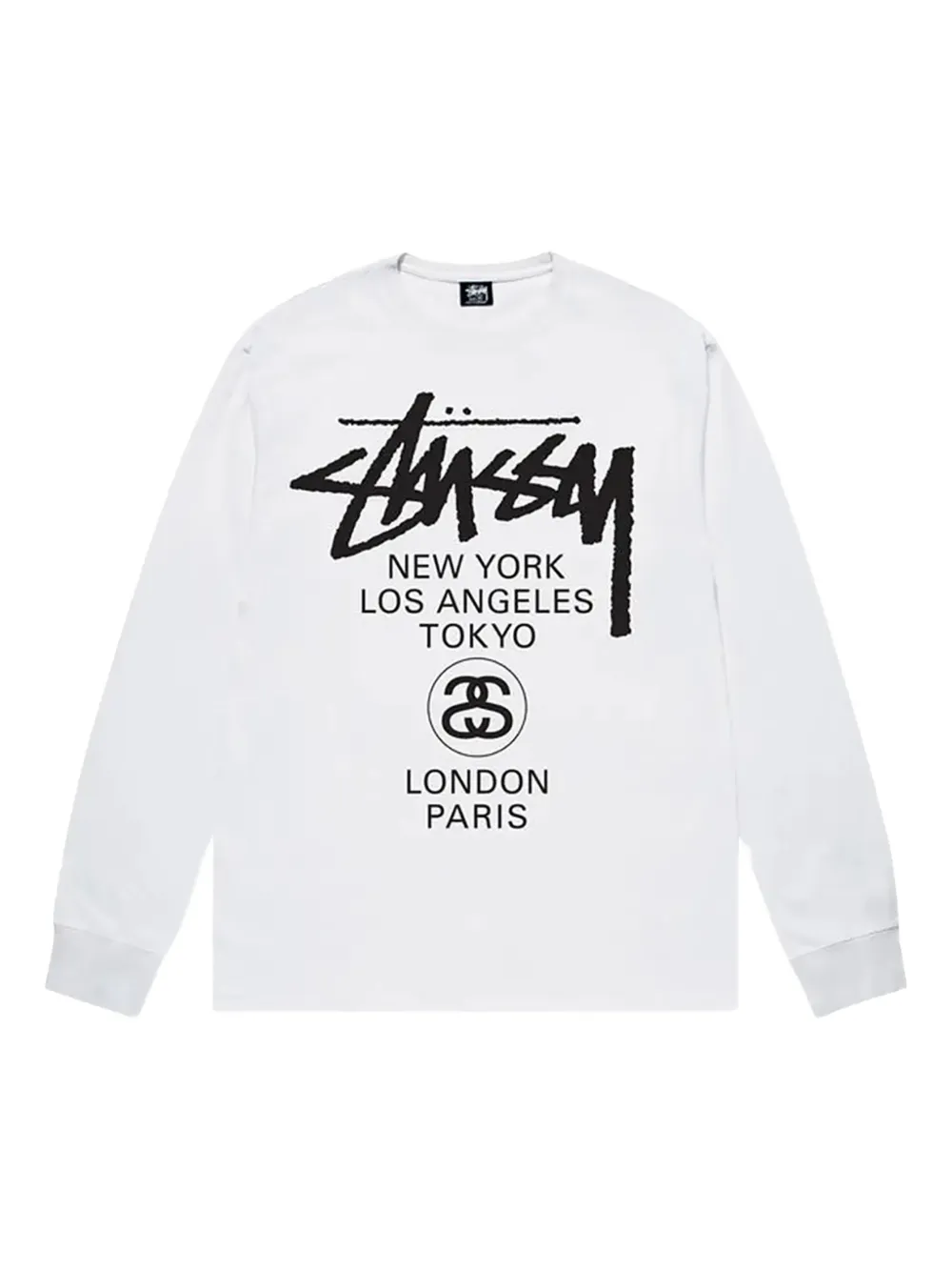 Stüssy World Tour T-Shirt | White | Image 1