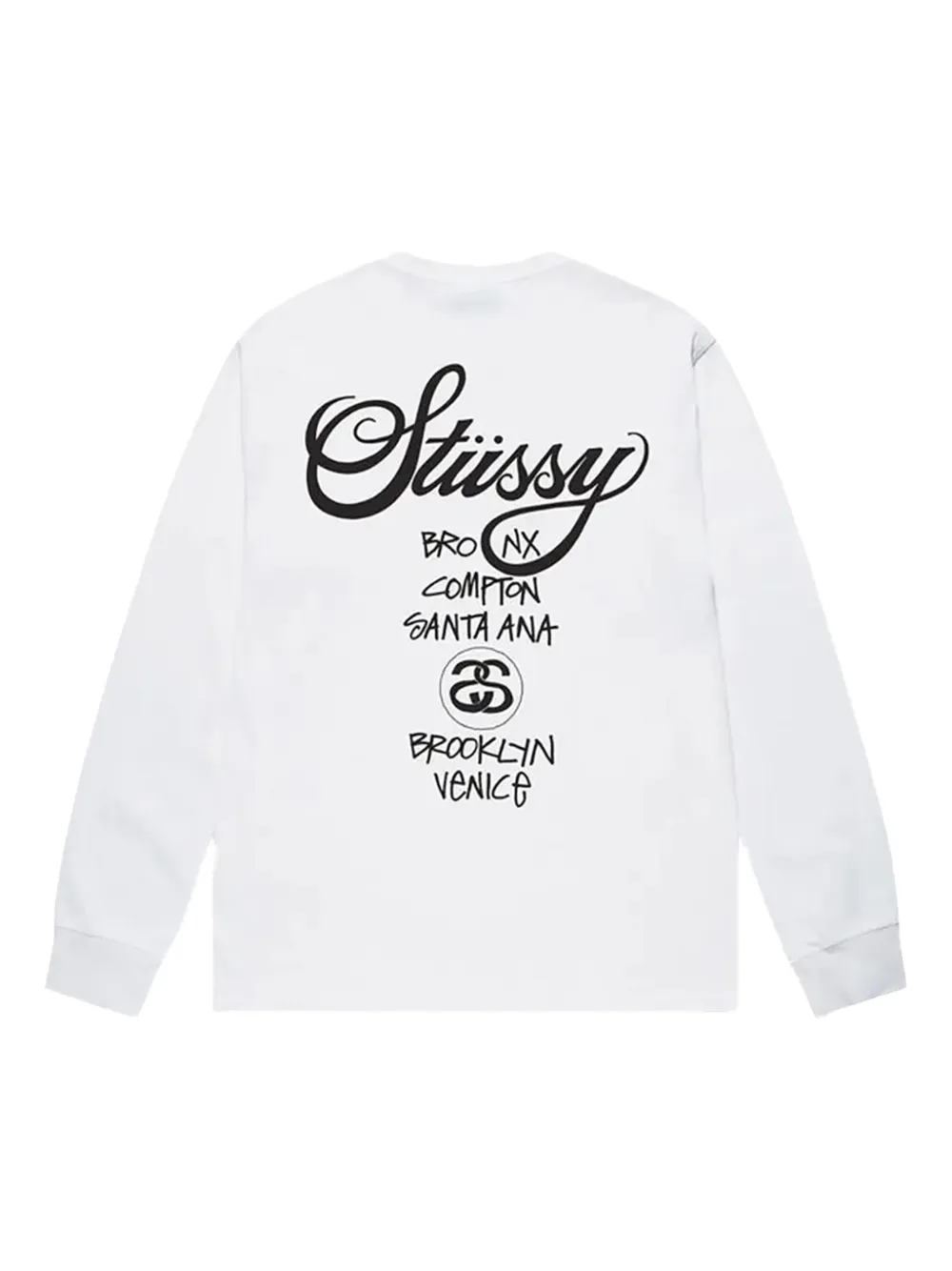 Stüssy World Tour T-shirt - Wit