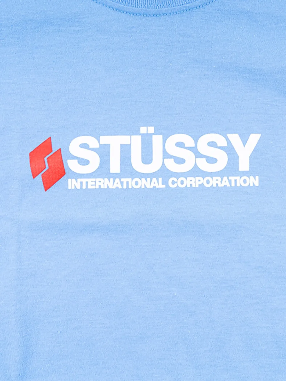 St&uuml;ssy International Corp T-shirt - Blauw