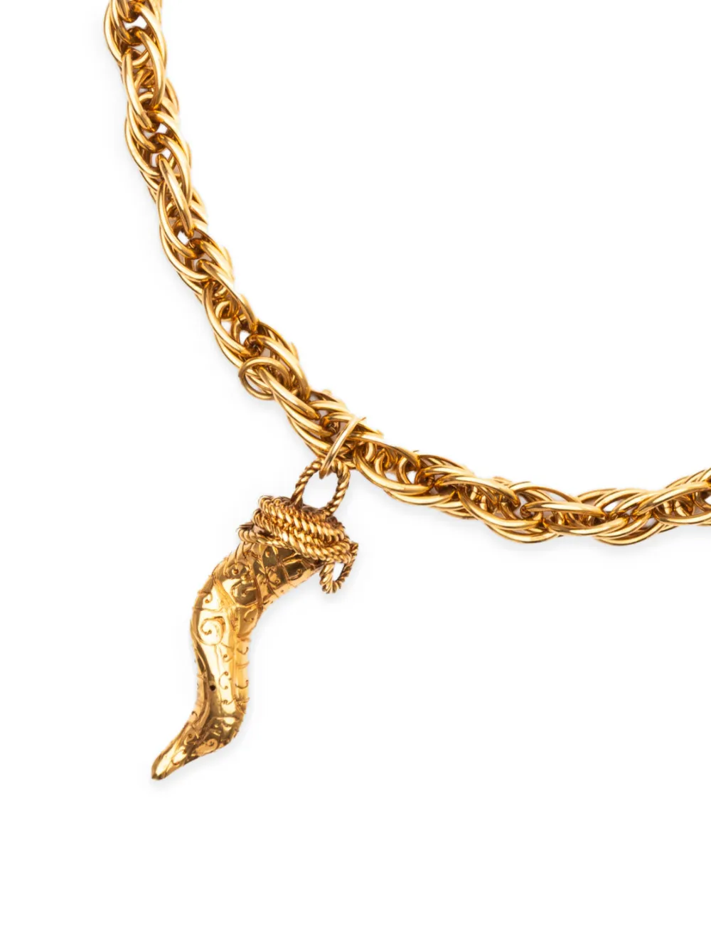 Silvia Tcherassi Narumi charm chain necklace - Goud