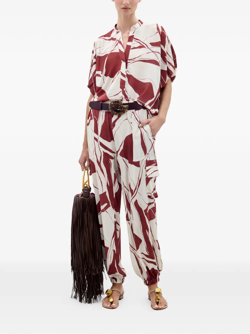 Silvia Tcherassi abstract jess trousers | Pantalones tapered | Image 2