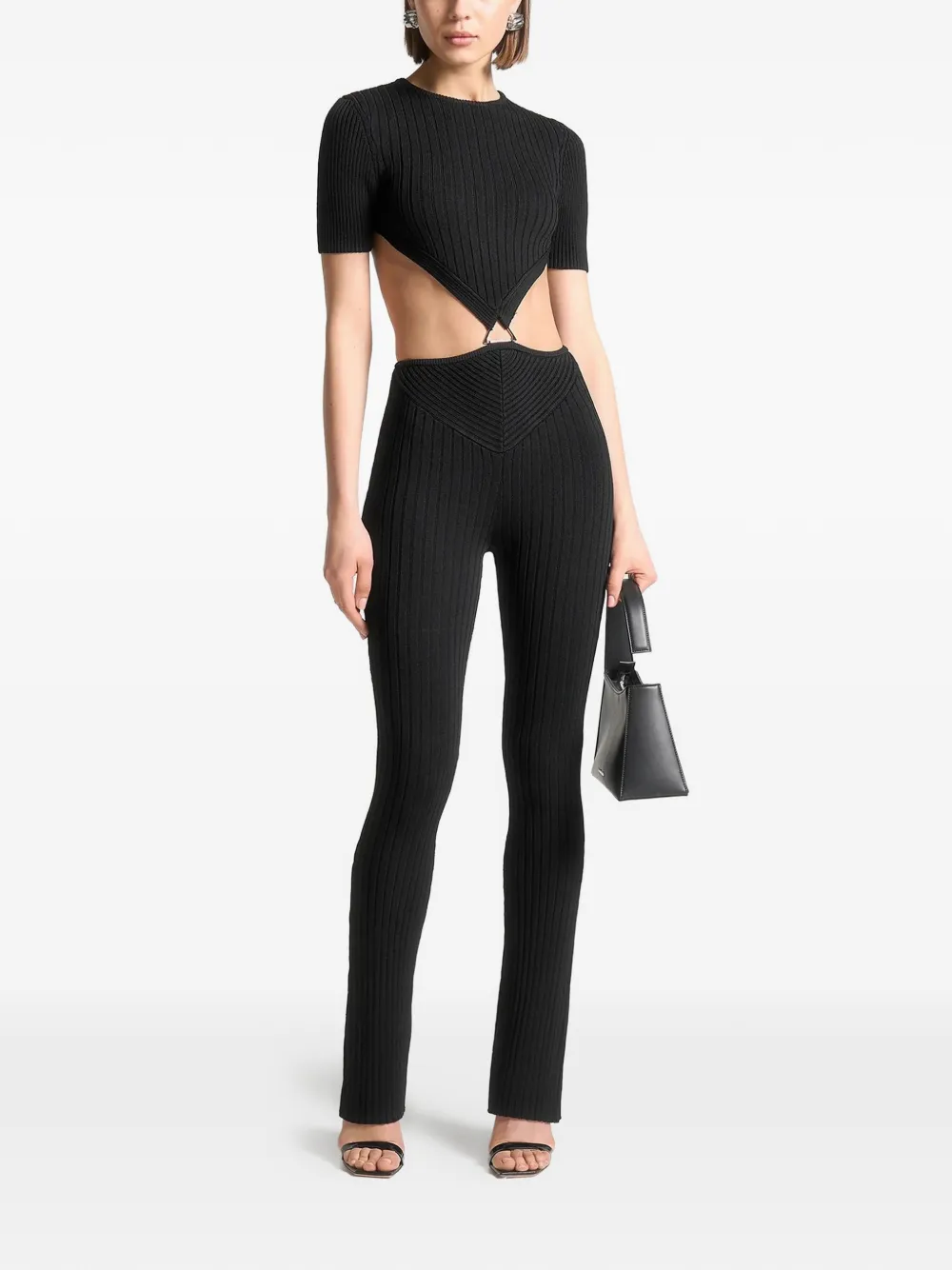 Manière De Voir backless knitted jumpsuit | Full Length | Image 2
