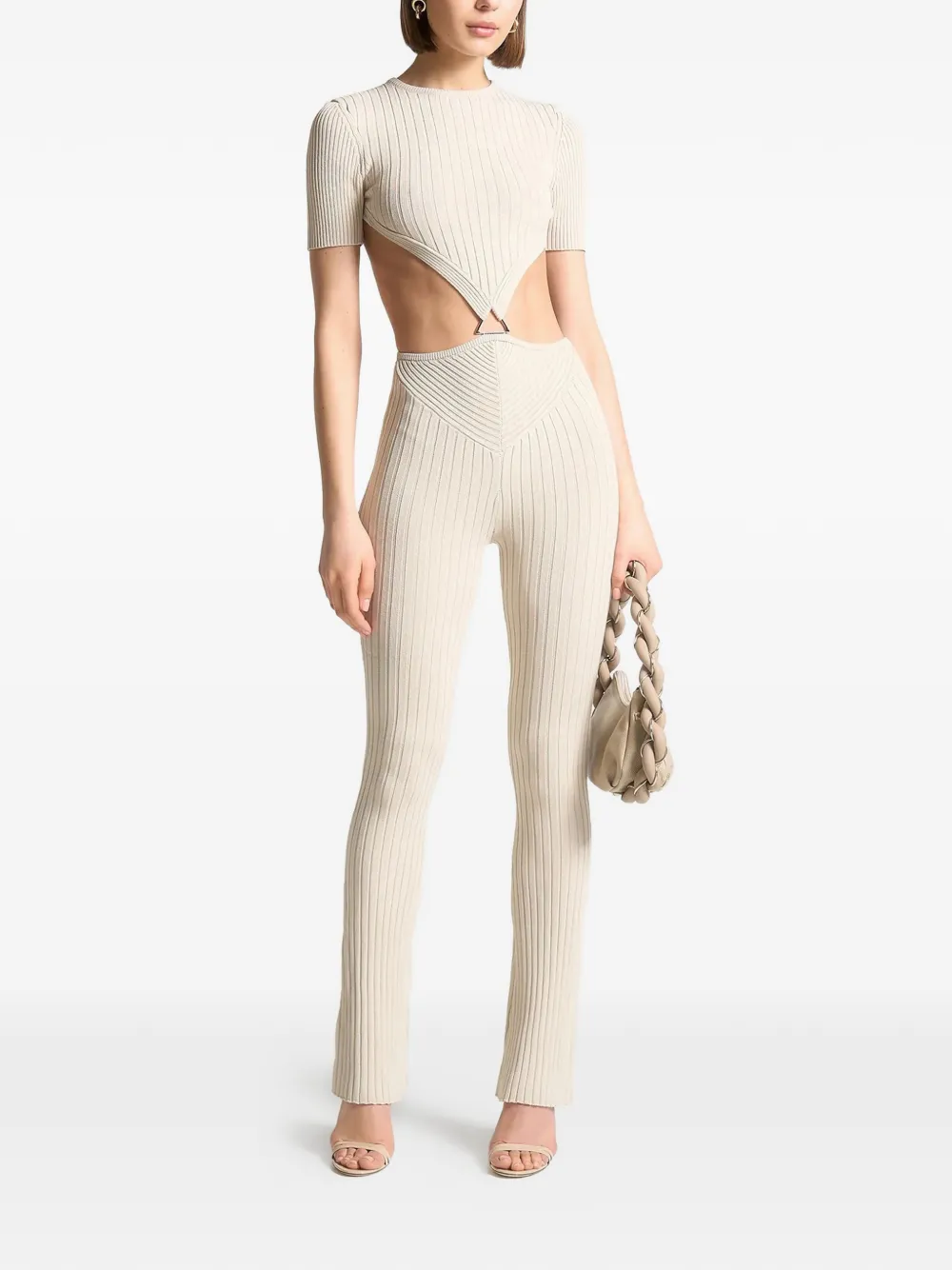 Manière De Voir ribbed backless jumpsuit | Jumpsuits largos | Image 2