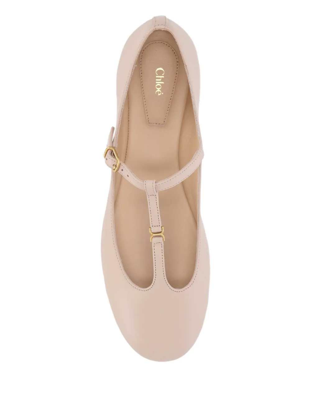 Chloé Marcie hardware ballet flats Beige