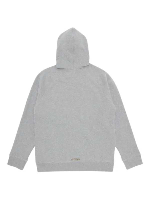 Chrome Hearts cross-patch zip-up Hoodie | Grey | FARFETCH