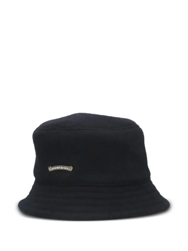 Chrome Hearts エンブロイダリー バケットハット | ブラック | FARFETCH JP