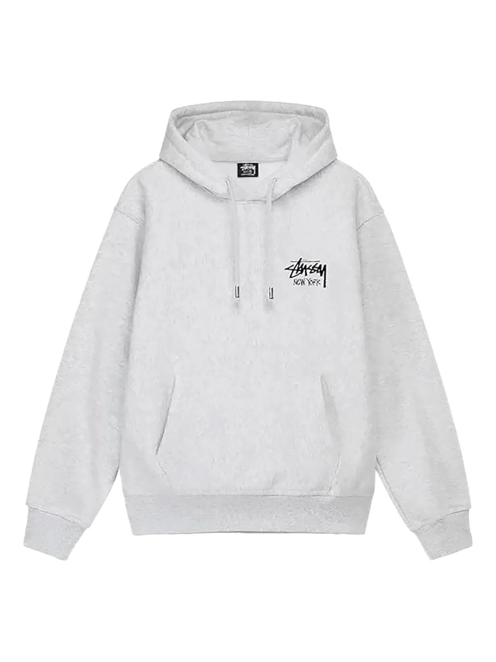 Stüssy logo-detail hoodie | Grey | Image 1