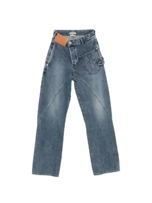 Y/Project Hook And Eye Jeans | Blue | FARFETCH