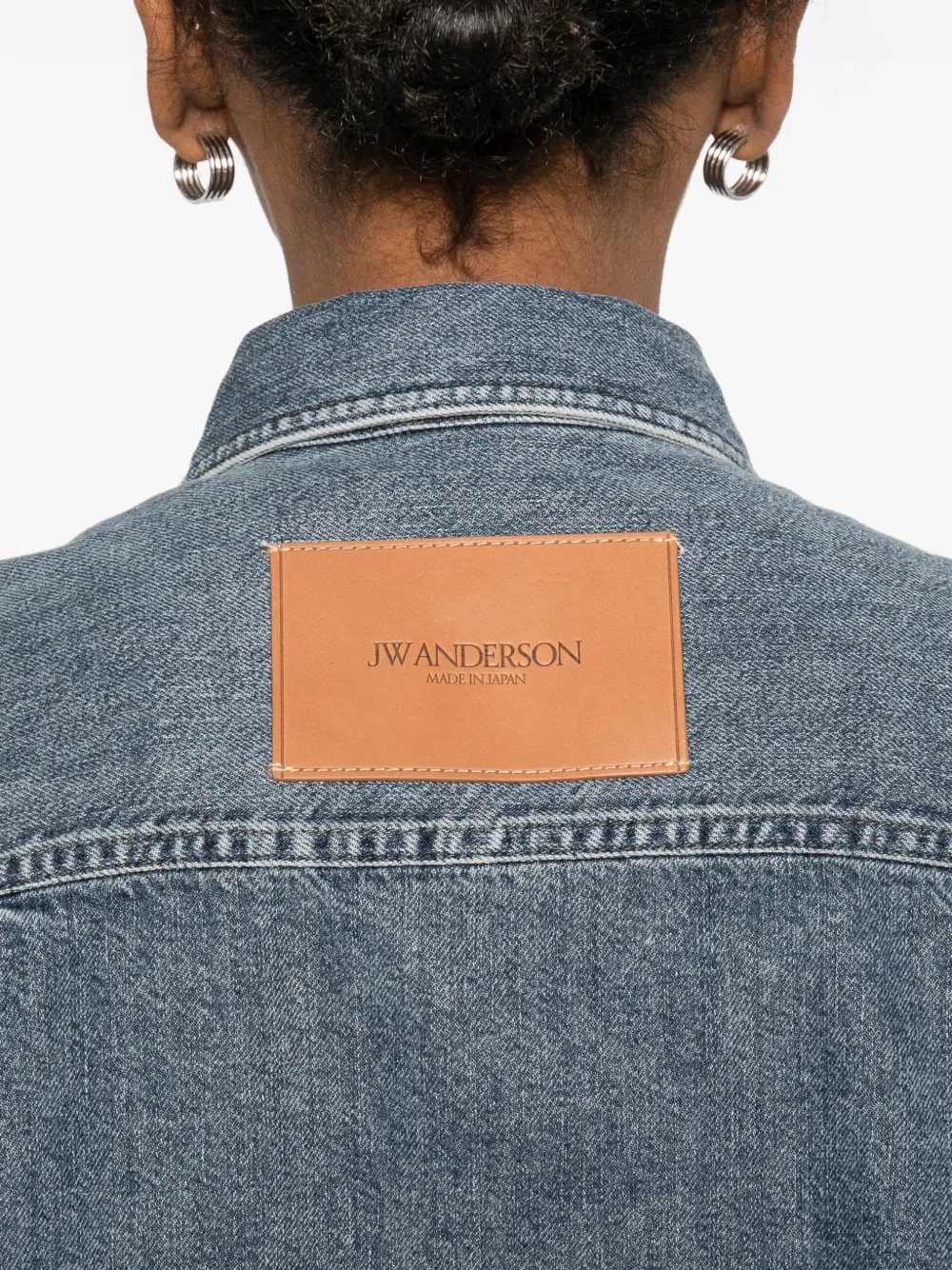 Jw Anderson Chest-pocket Long-sleeve Denim Shirt In Blue