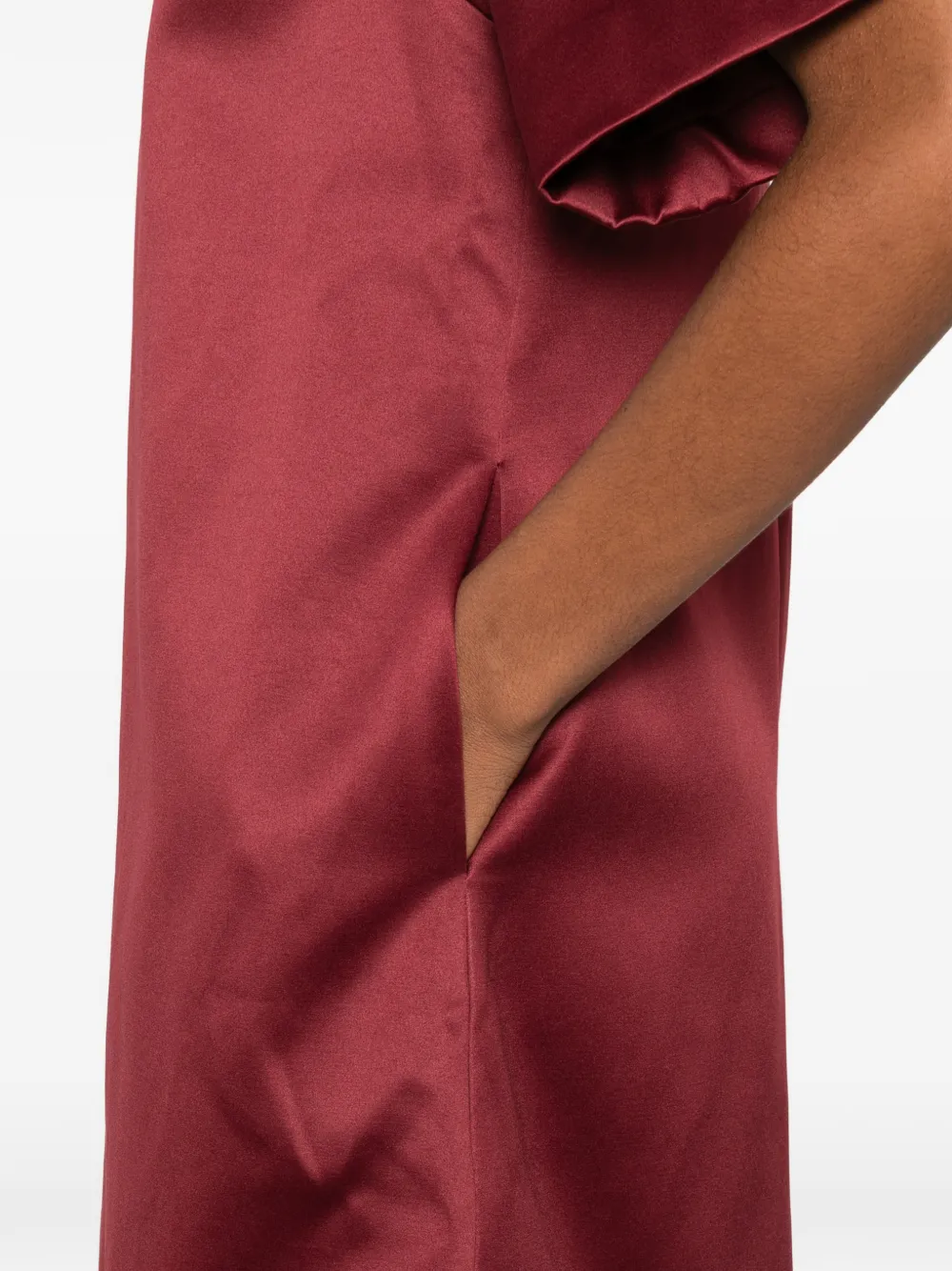 By Malene Birger Harperz mini-jurk met korte mouwen Rood