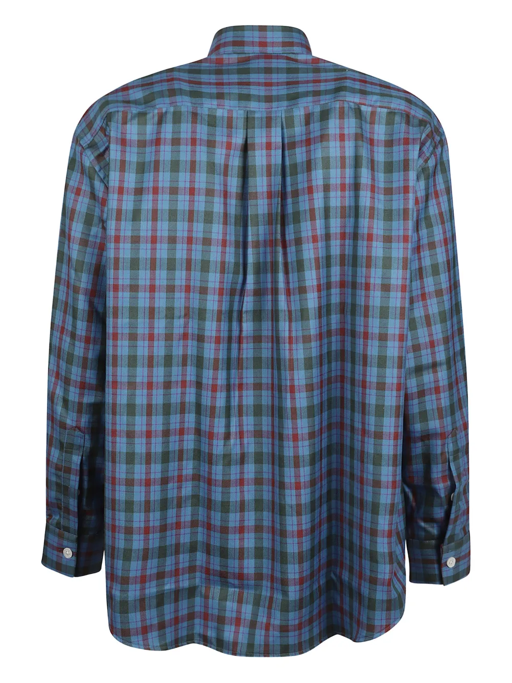 Namacheko pocket checked colt shirt - Blauw