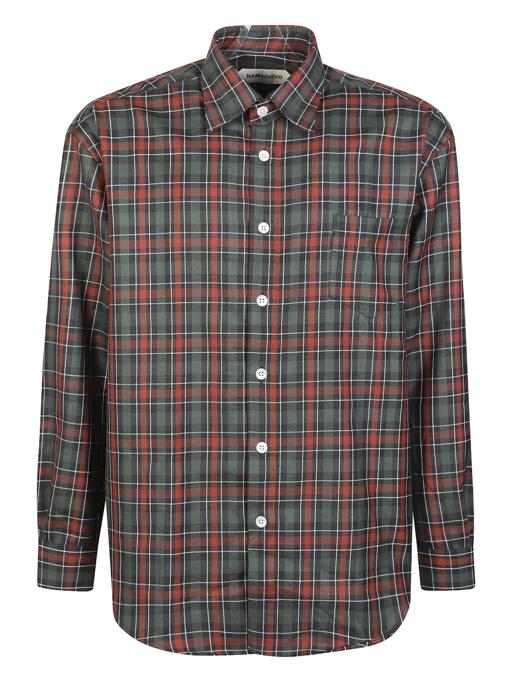 Namacheko check shirt - Green