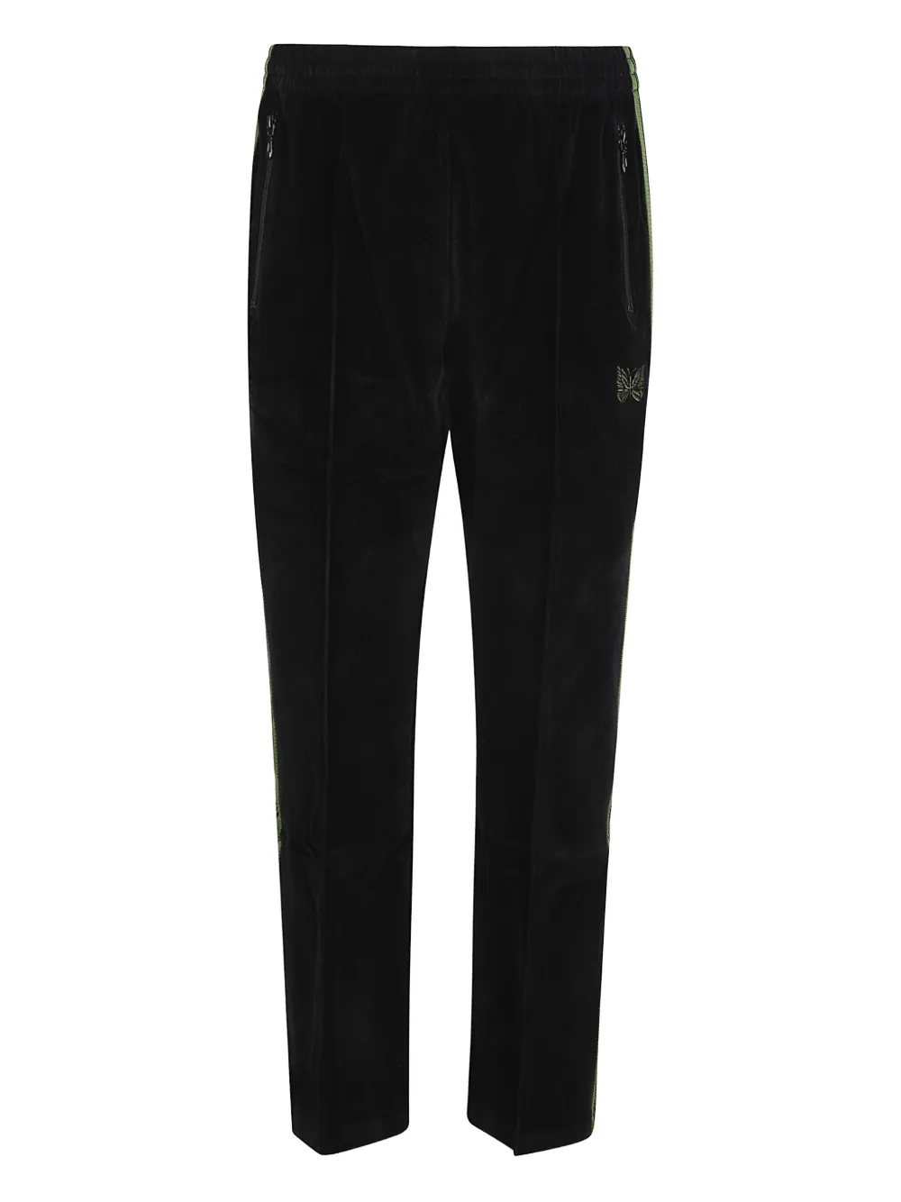 Needles stripe-detail track pants | Black | Image 1