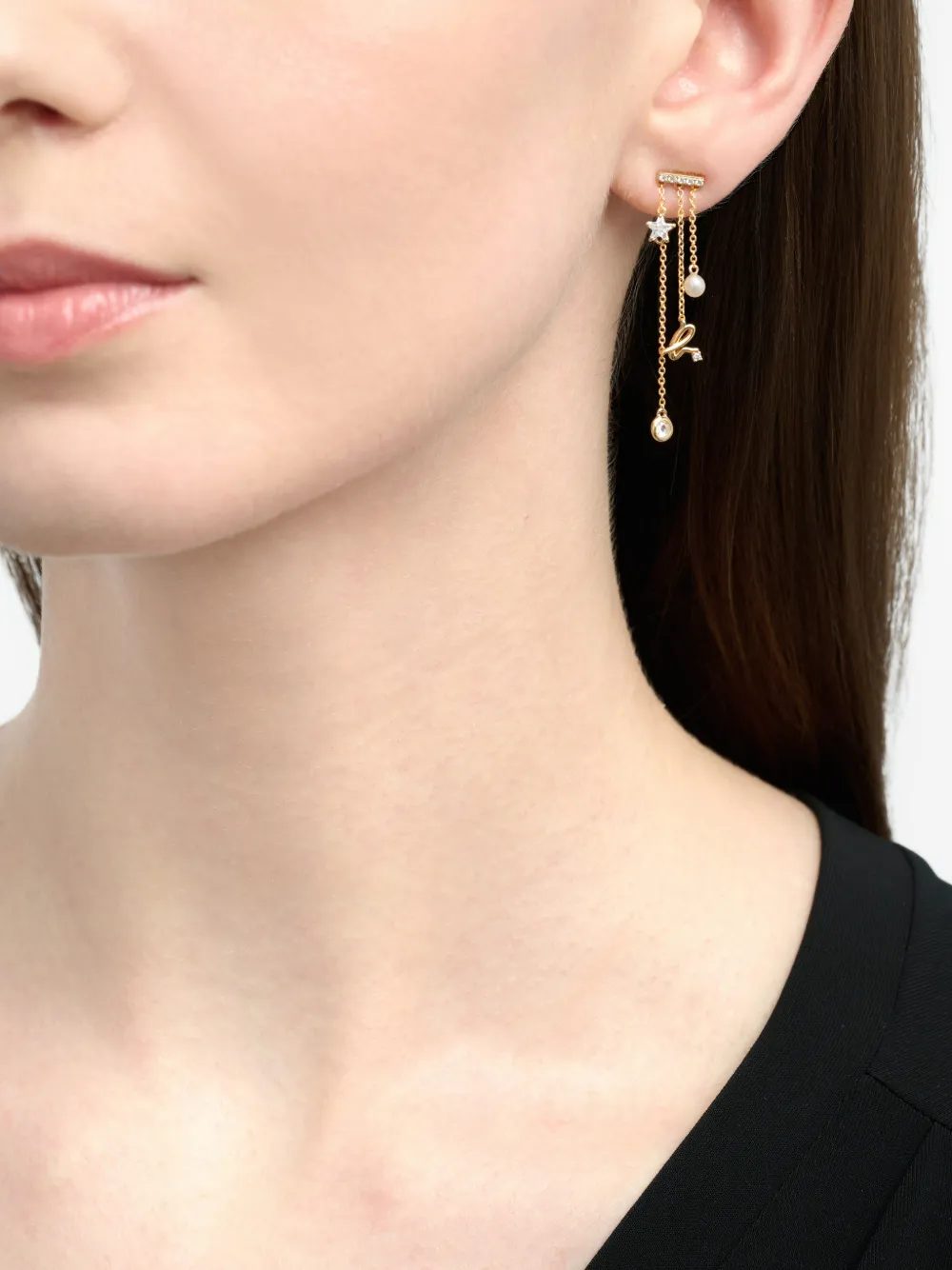 agnès b.  aretes con dije de estrella | Image 2