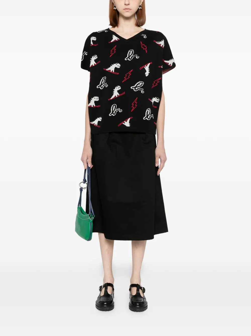 Sport B. By Agnès B. Dino Christmas Vest In Black