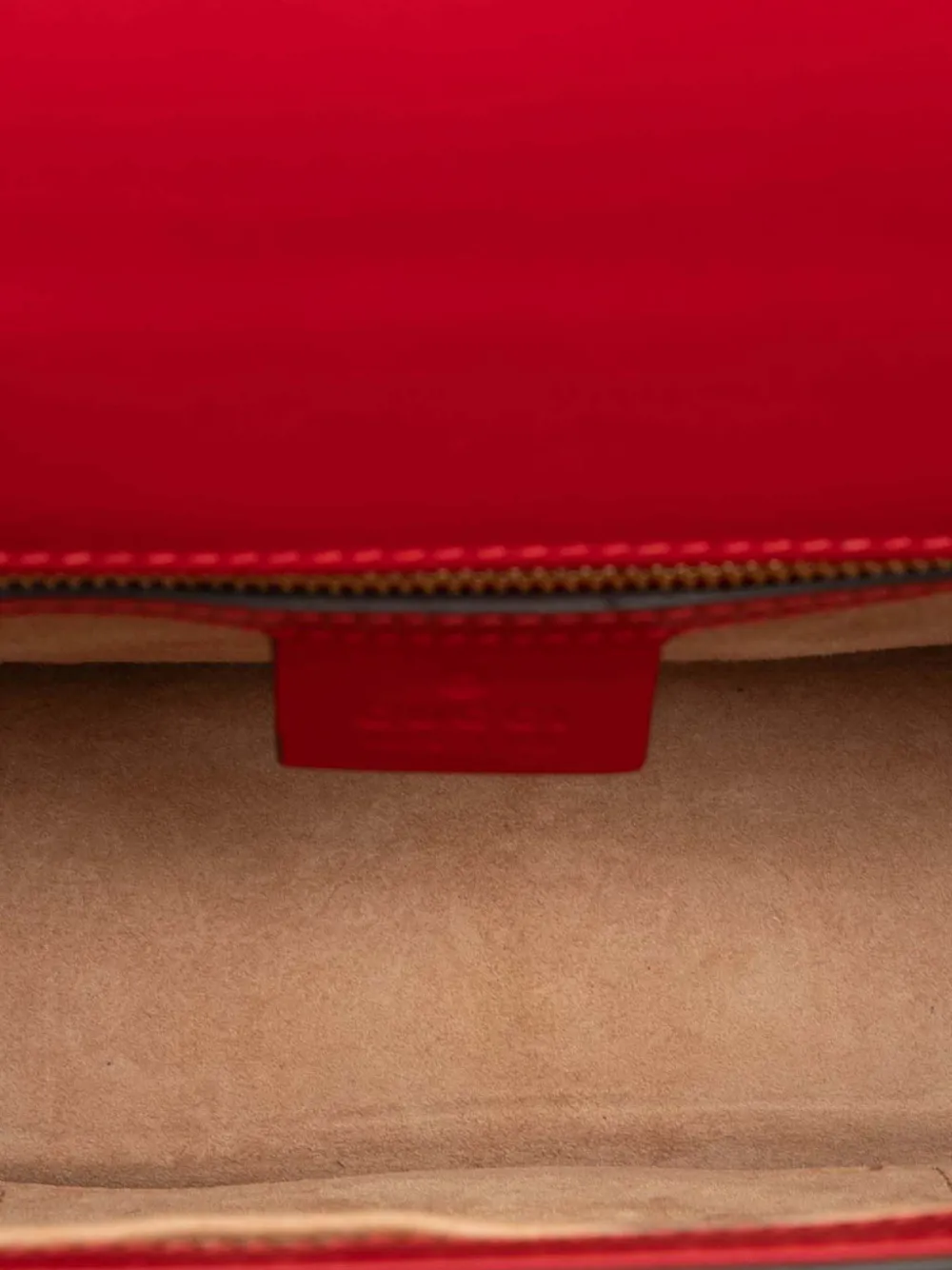 GUCCI Pre-owned 2016-2025 Small Leather Sylvie Web Satchel In Red