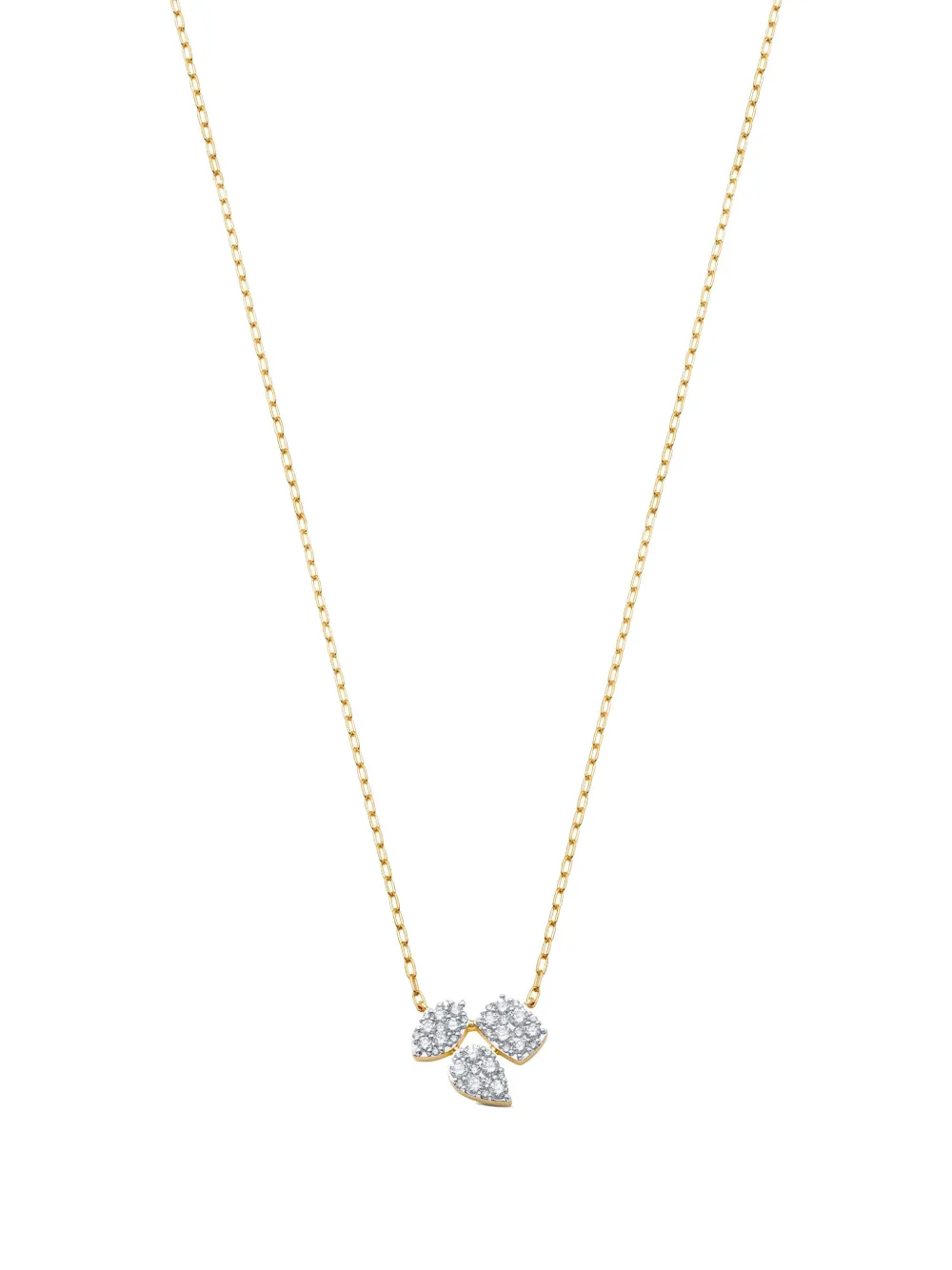 Sara Weinstock 18k Yellow Gold Reverie Diamond Cushion Necklace In Gold