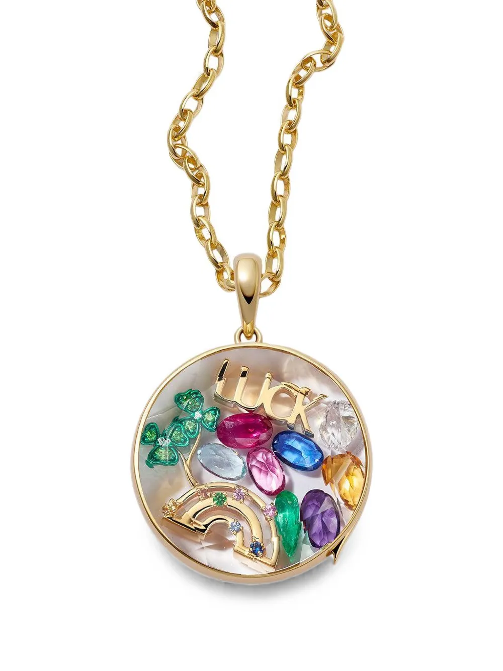 Loquet Pendente December Birthstone con tanzanite - Blu
