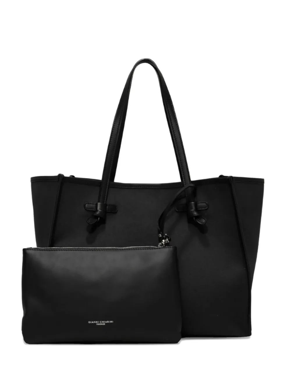 MARCELLA CLUB Bolsa tote com detalhe de nó | Preto | Image 1