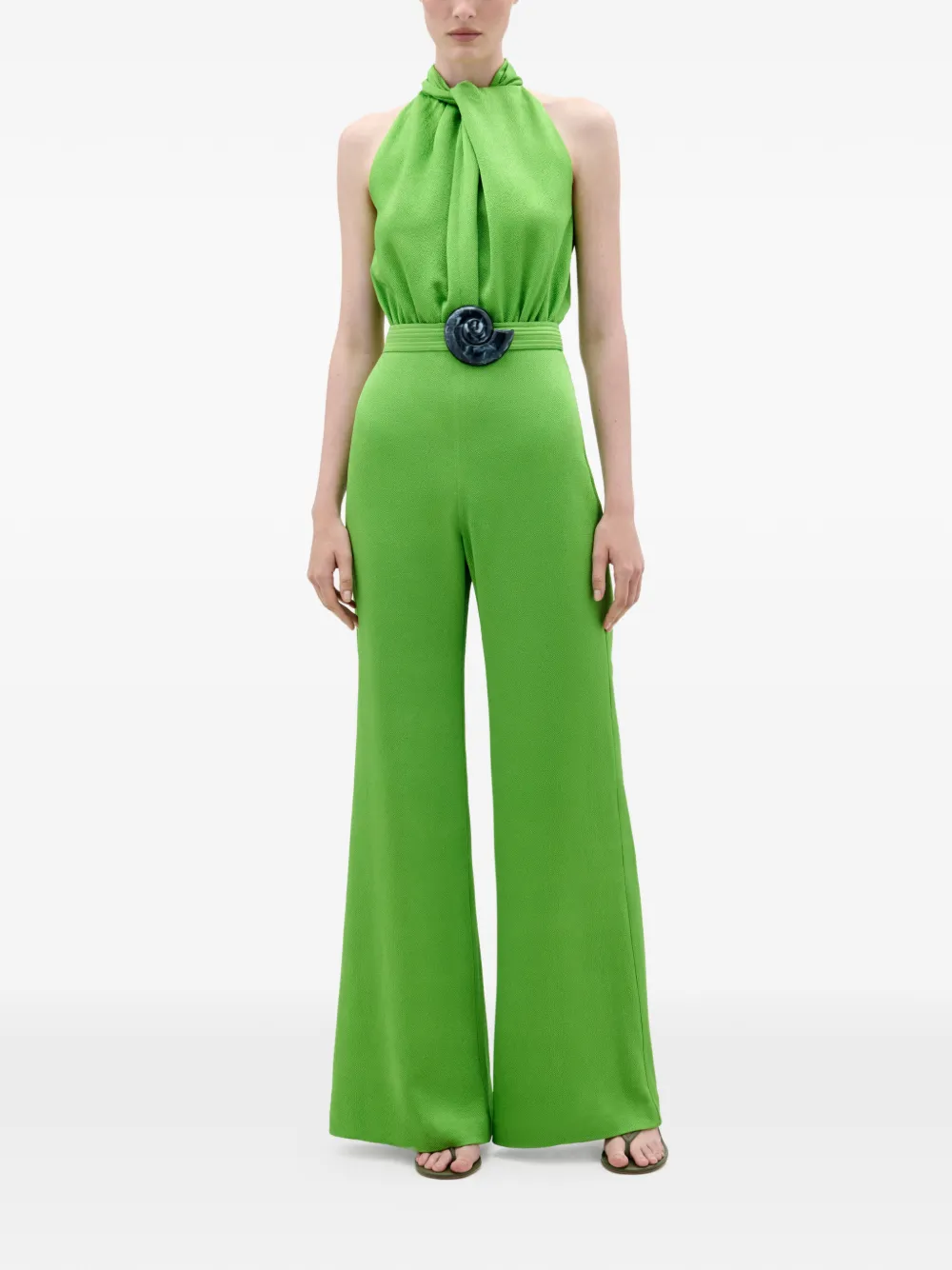 Silvia Tcherassi Siv knotted belted jumpsuit | Full Length | Image 2