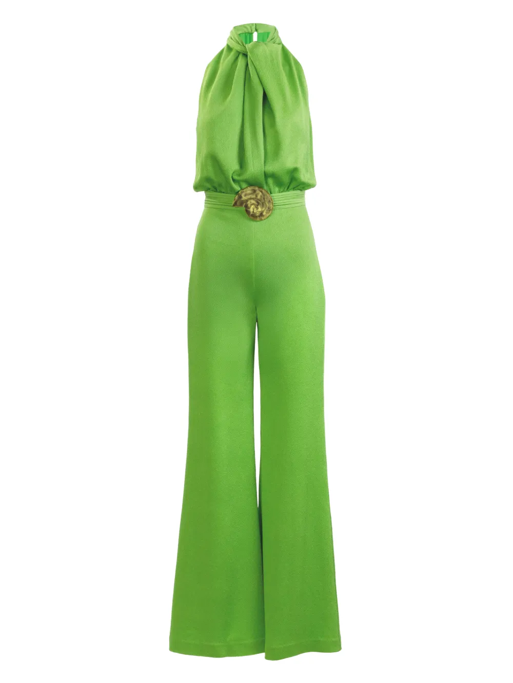 Silvia Tcherassi Siv knotted belted jumpsuit | Green | Image 1