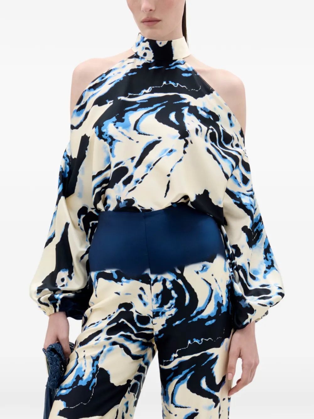 Silvia Tcherassi Safira blouse - Blauw