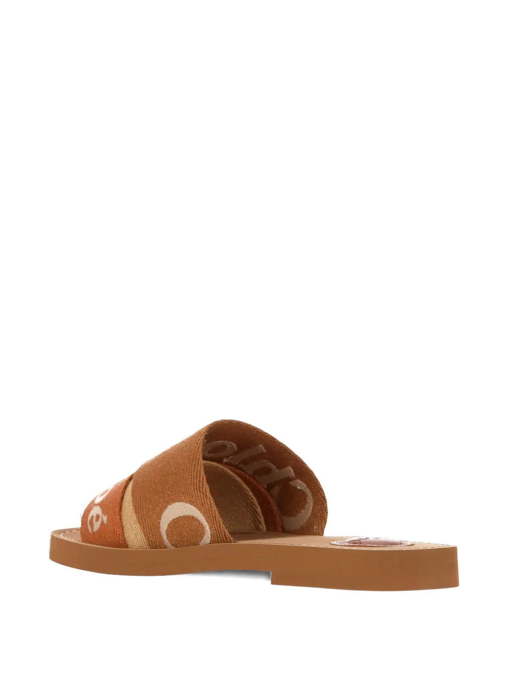 Chloé Sandalen met logobandje Bruin