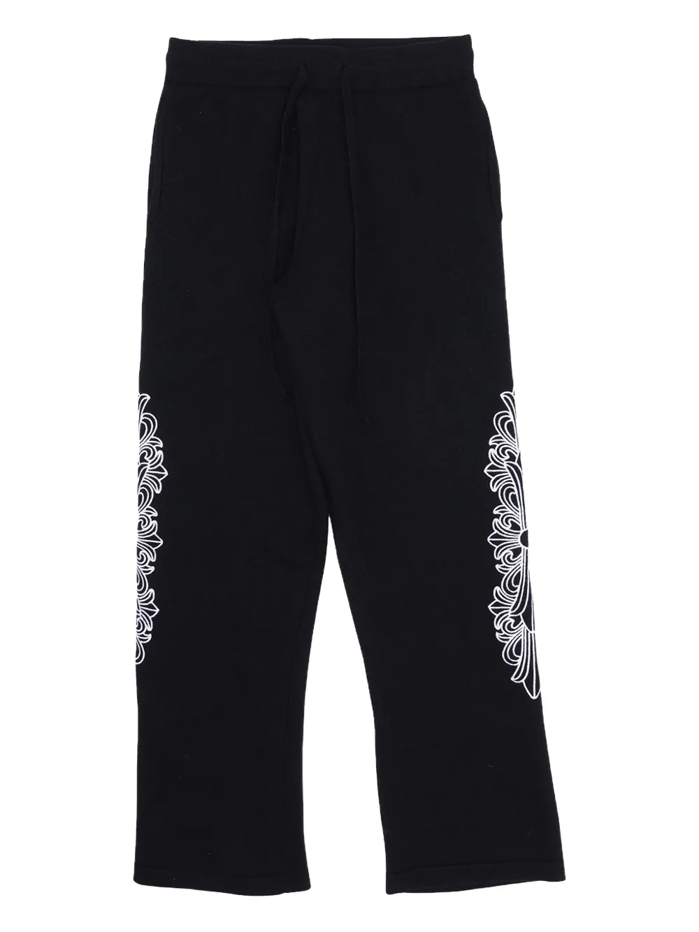 Chrome Hearts Pantaloni sportivi a fiori - Nero