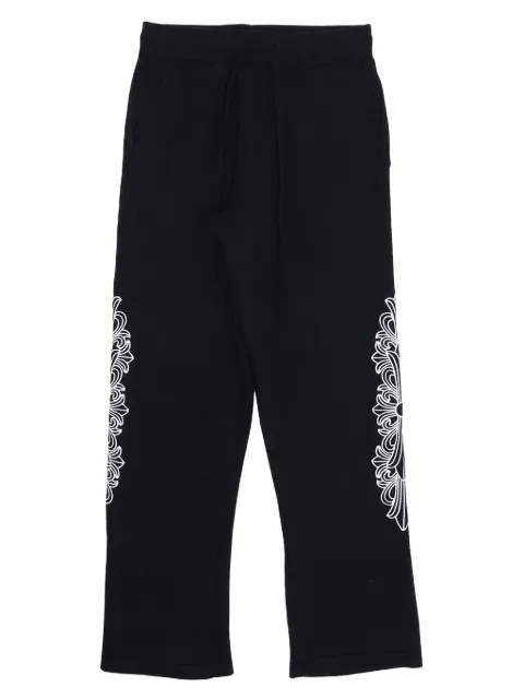 Chrome Hearts floral-print track pants