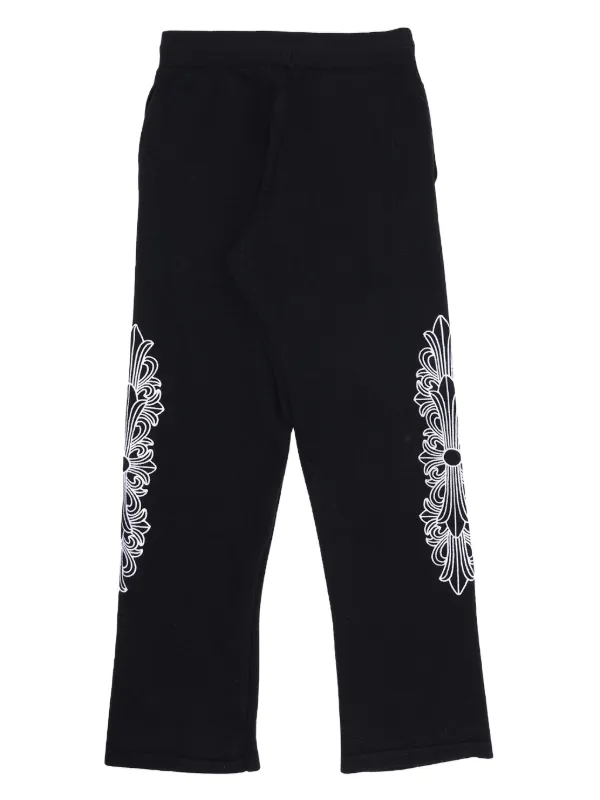 Chrome Hearts フローラル トラックパンツ | ブラック | FARFETCH JP