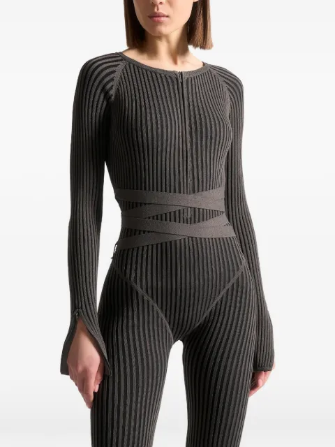 Manière De Voir knitted tie jumpsuit
