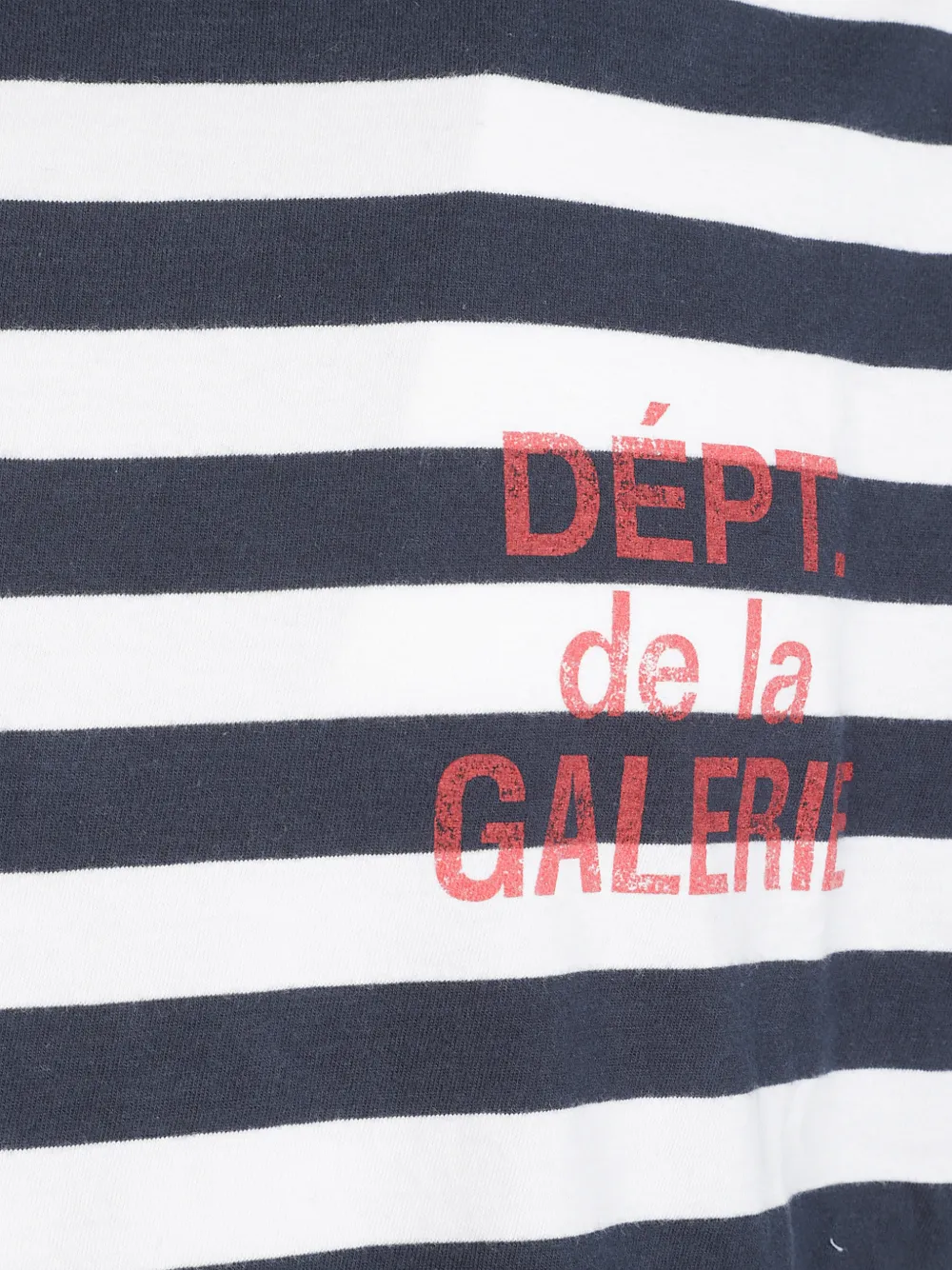GALLERY DEPT. Gestreept T-shirt met ronde hals Wit