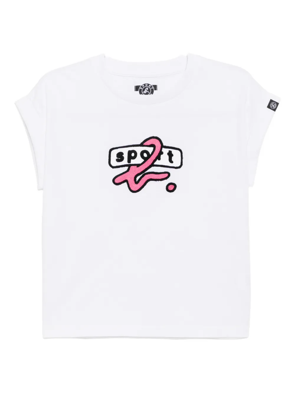 Sport B. By Agnès B. Appliqué Logo T-shirt In Gray