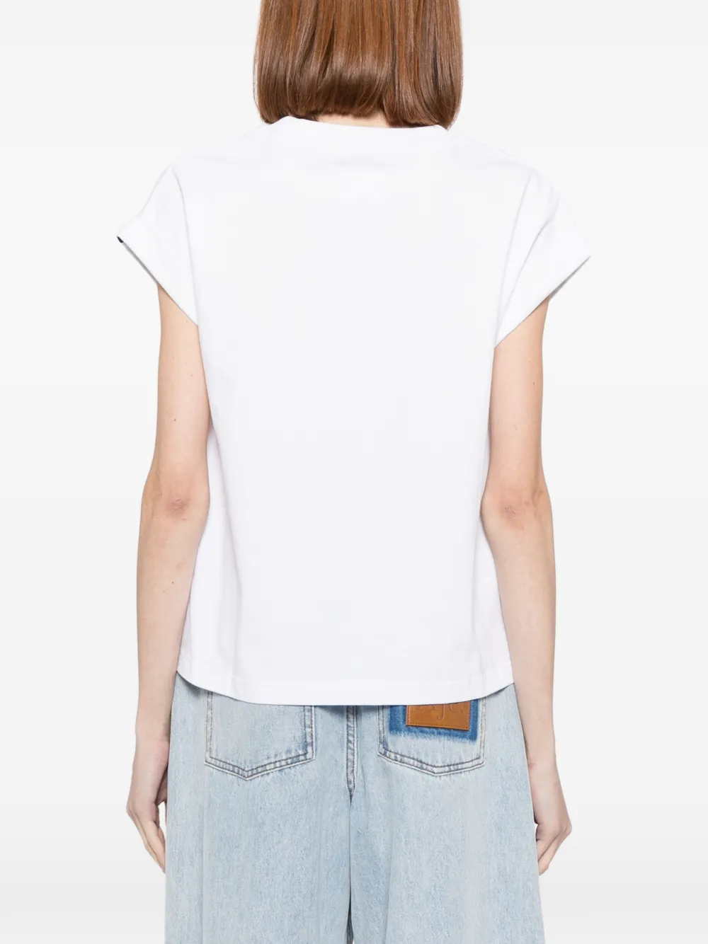 Sport B. By Agnès B. Appliqué Logo T-shirt In Gray