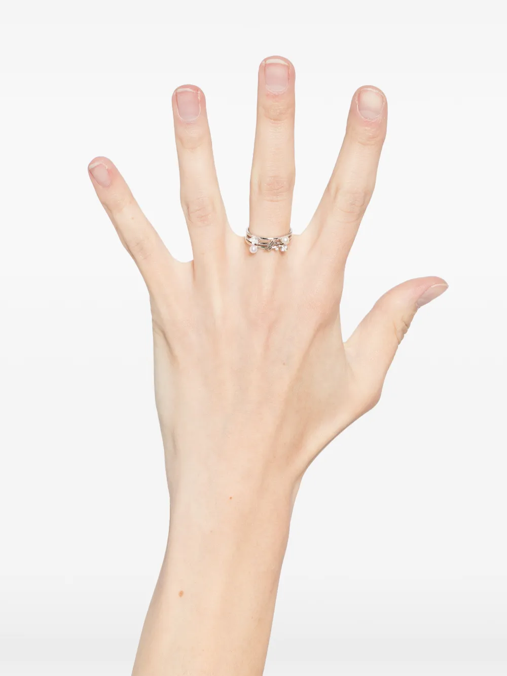 agnès b.  anillo con detalle de perla | Image 2