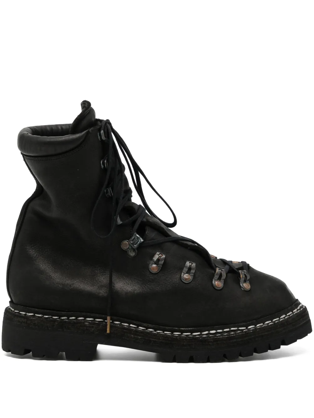 Guidi lace-up full-grain leather boots | Image 1