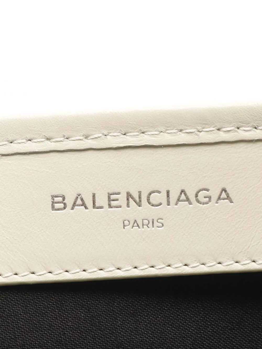 BALENCIAGA Pre-owned 2010-2025 Canvas Navy Cabas S Tote Bag In Blue