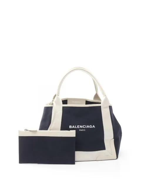 Balenciaga Pre-Owned 2010-2025 Canvas Navy Cabas S tote bag